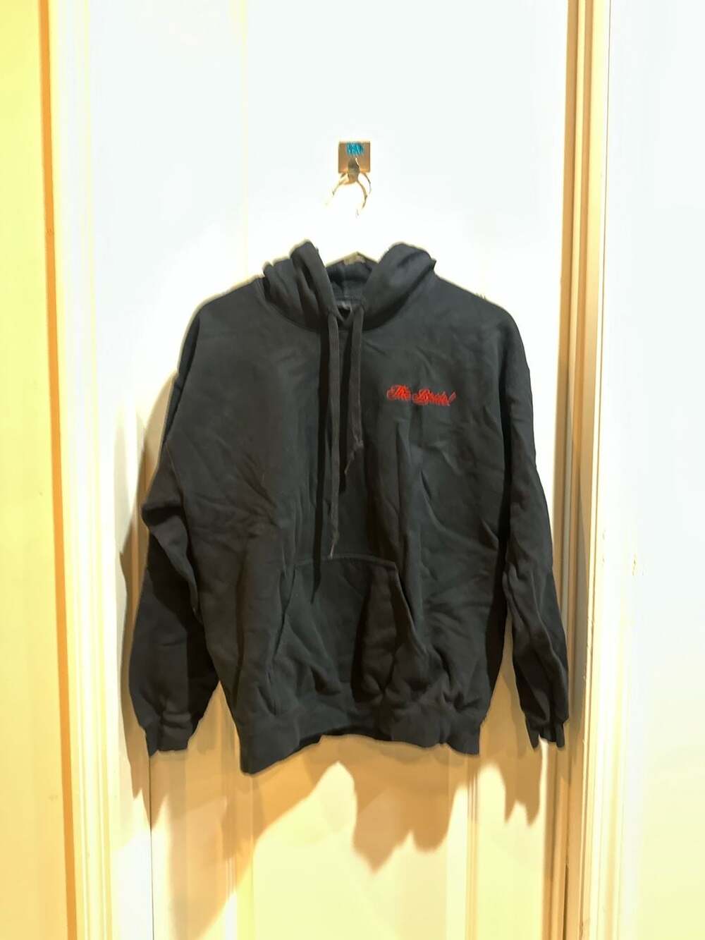 The Bride! I Would Prefer Not To Embroidered Black Hoodie